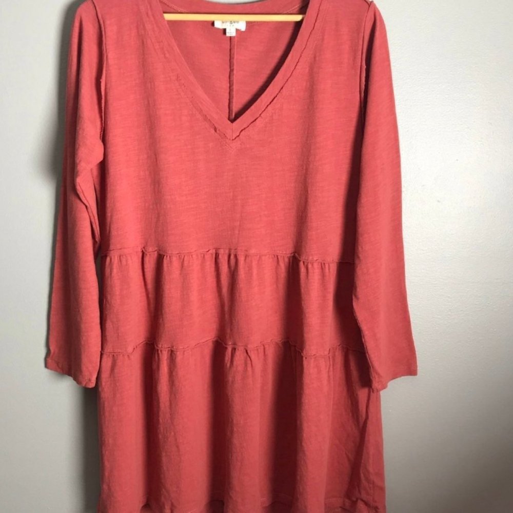 Tiered Ruffle Tunic Top